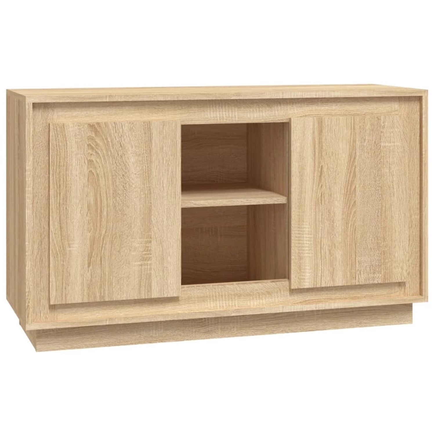 vidaXL Sideboard Sonoma-Eiche 102x35x60 cm Holzwerkstoff 831880