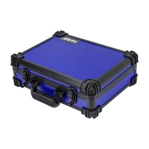 HMF 15502-05 Transportkoffer Rasterschaumstoff Universalkoffer 39 x 29 x 12 cm Blau