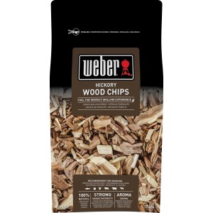 Weber Räucherchips Hickory für Holzkohle- und Gasgrills zur Verfeinerung des Grillaromas.