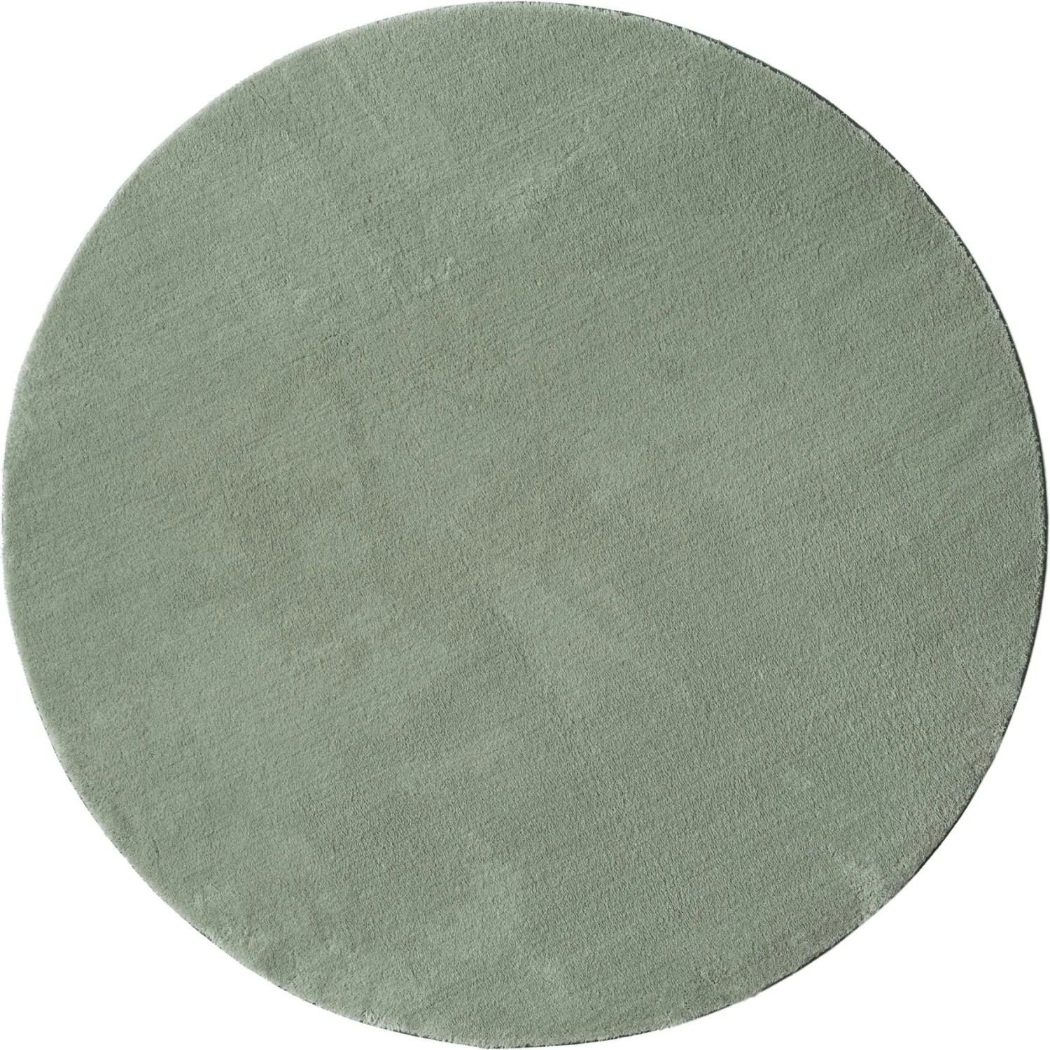 Floornovo Hochflor Teppich Nr. 26 Rund Einfarbig Durchmesser 200 cm günstig online kaufen