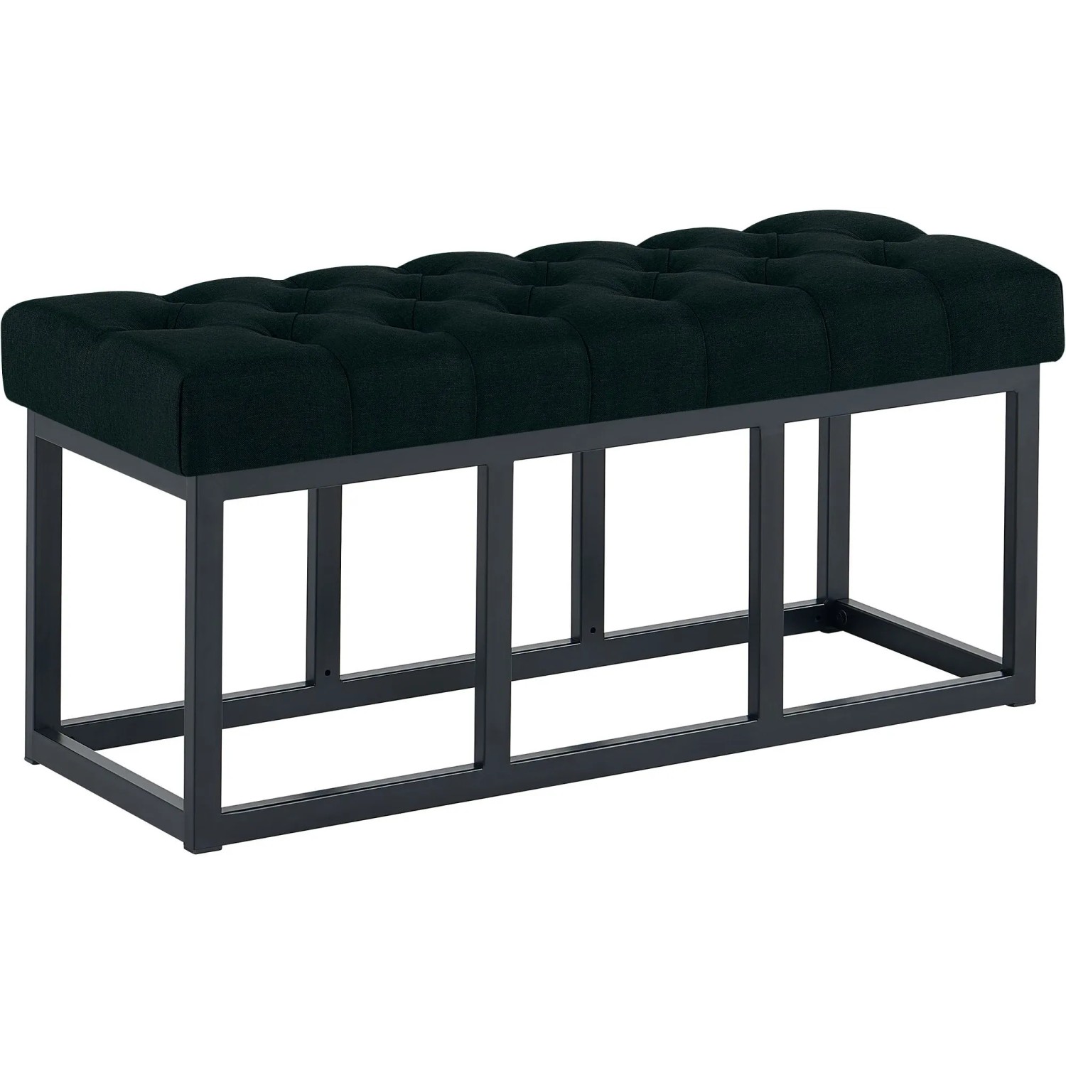 CLP Sitzbank Amun Stoff Schwarz schwarz/100 cm