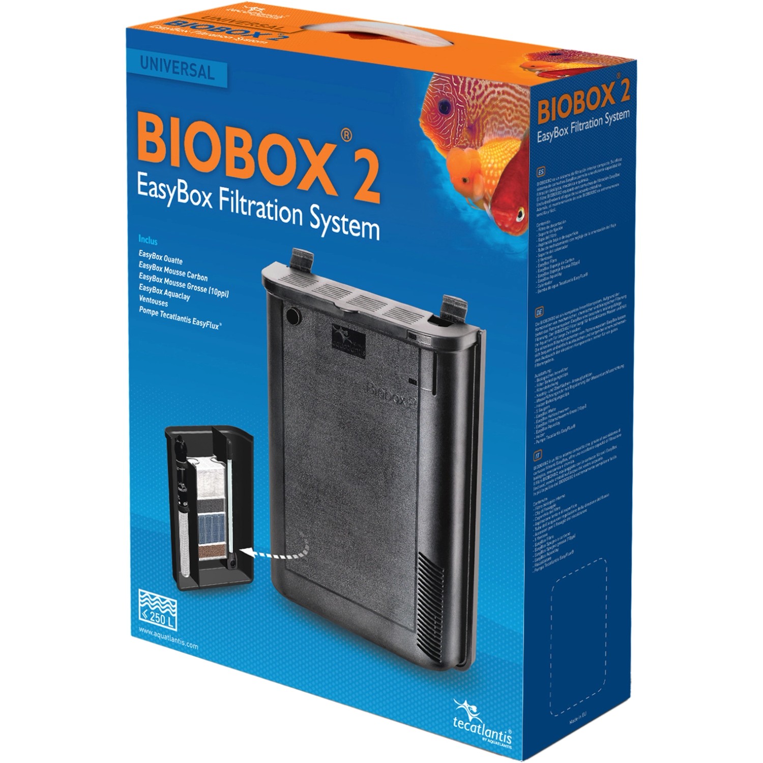 Thumbnail - Aquatlantis Innenfiltersystem Biobox 2 200 W bis 250 l