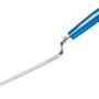 LUX Fugenkelle 8 mm Classic mit blauem Holzgriff zum Verfugen von Ziegel- und Klinkersteinen.