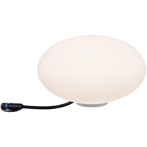 Paulmann Plug & Shine LED-Leuchte Stone, Ø 28 cm, warmweiß, für Außenbeleuchtungssysteme.