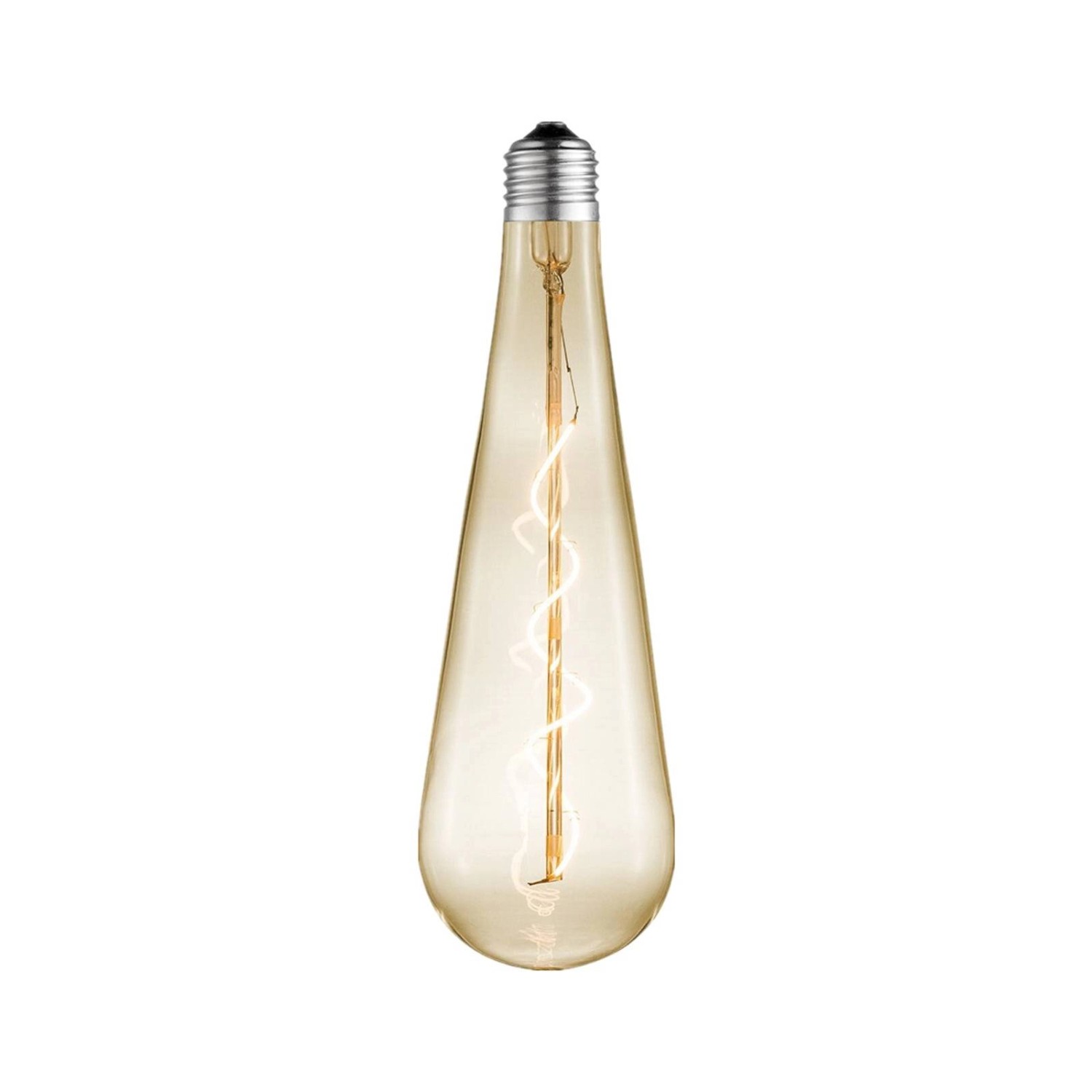 Thumbnail - Lucande LED E27 Lampe 4W LED Filamentlampe 10017017 in Creme aus Glas E27