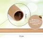 Braune Nisthülse aus Karton, 15 cm lang, Ø 8 mm, für Insektenhotels. Leicht kürzbar.