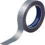 Silbernes LUX Gewebeband Universal, 25m x 25mm, für Reparaturen und Befestigungen.
