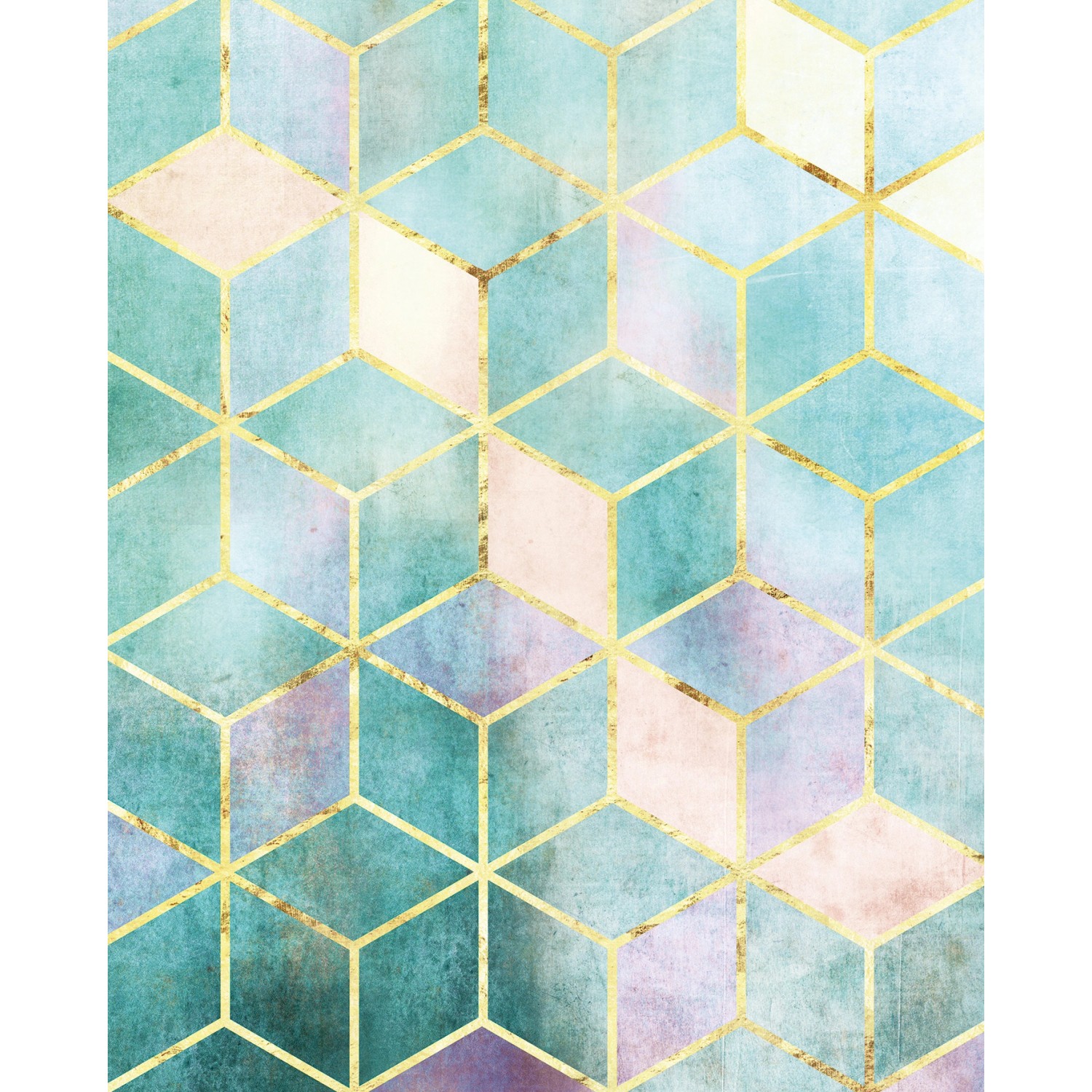 Komar Wandbild Mosaik Verde 40 x 50 cm