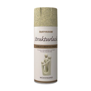 Rust-Oleum Sprühlack Strukturiert Wüstensand, 400ml Dose. Sprühfarbe für dekorative Effekte mit Sandstruktur.