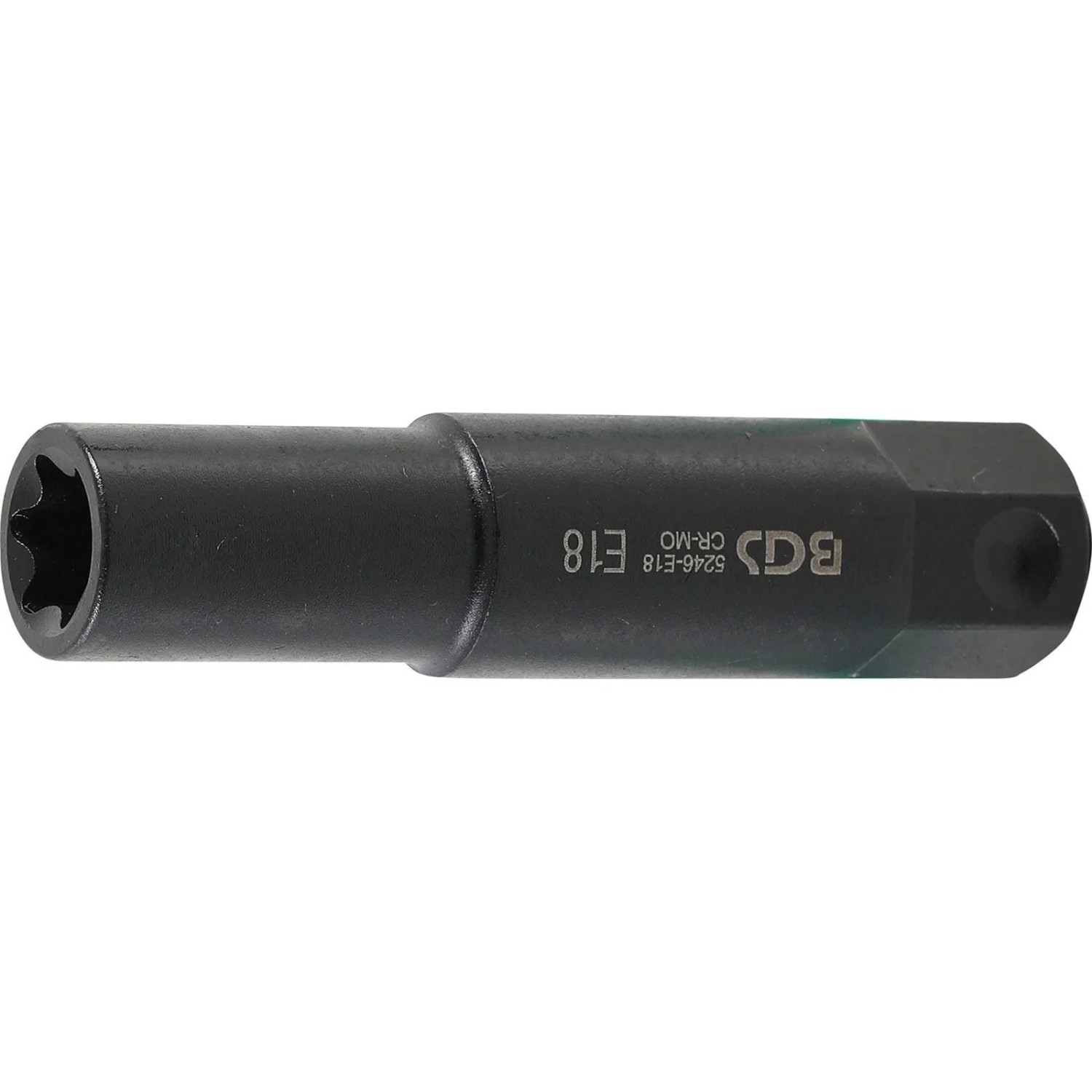 BGS Steckschlüssel Einsatz E Profil Extra Lang Antrieb Außensechskant 22 Mm SW E18 5246 E18