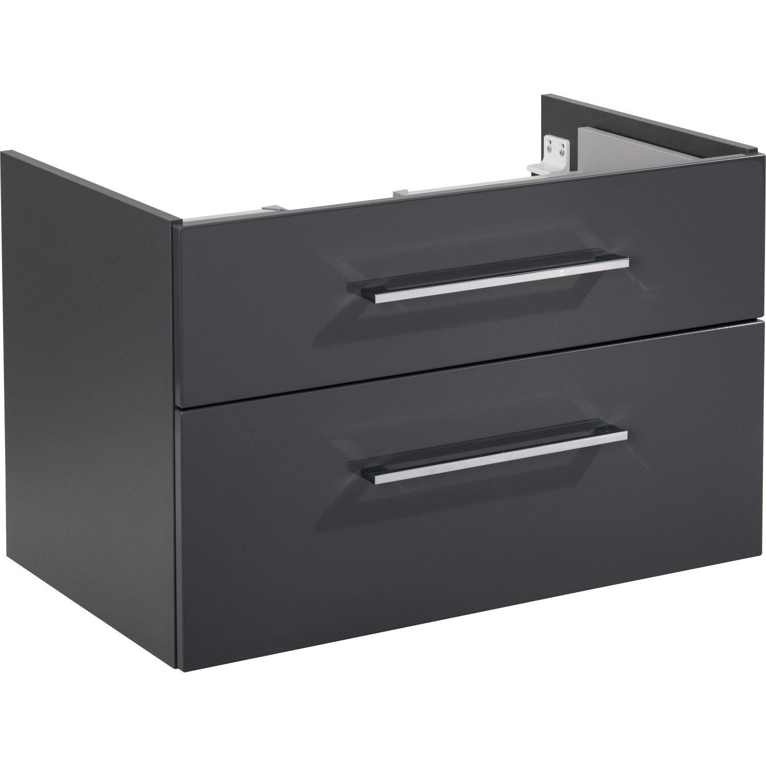 Fackelmann Waschbeckenunterschrank HYPE 3.0 Anthrazit matt 80 cm