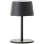 Schwarze Brilliant Akku-Tischleuchte Jona, 25 cm, für Innen & Außen. Dekoleuchte mit Touchdimmer.