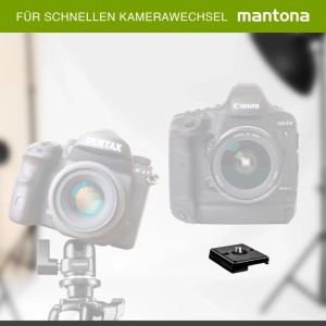 Mantona Scout Schnellwechselplatte