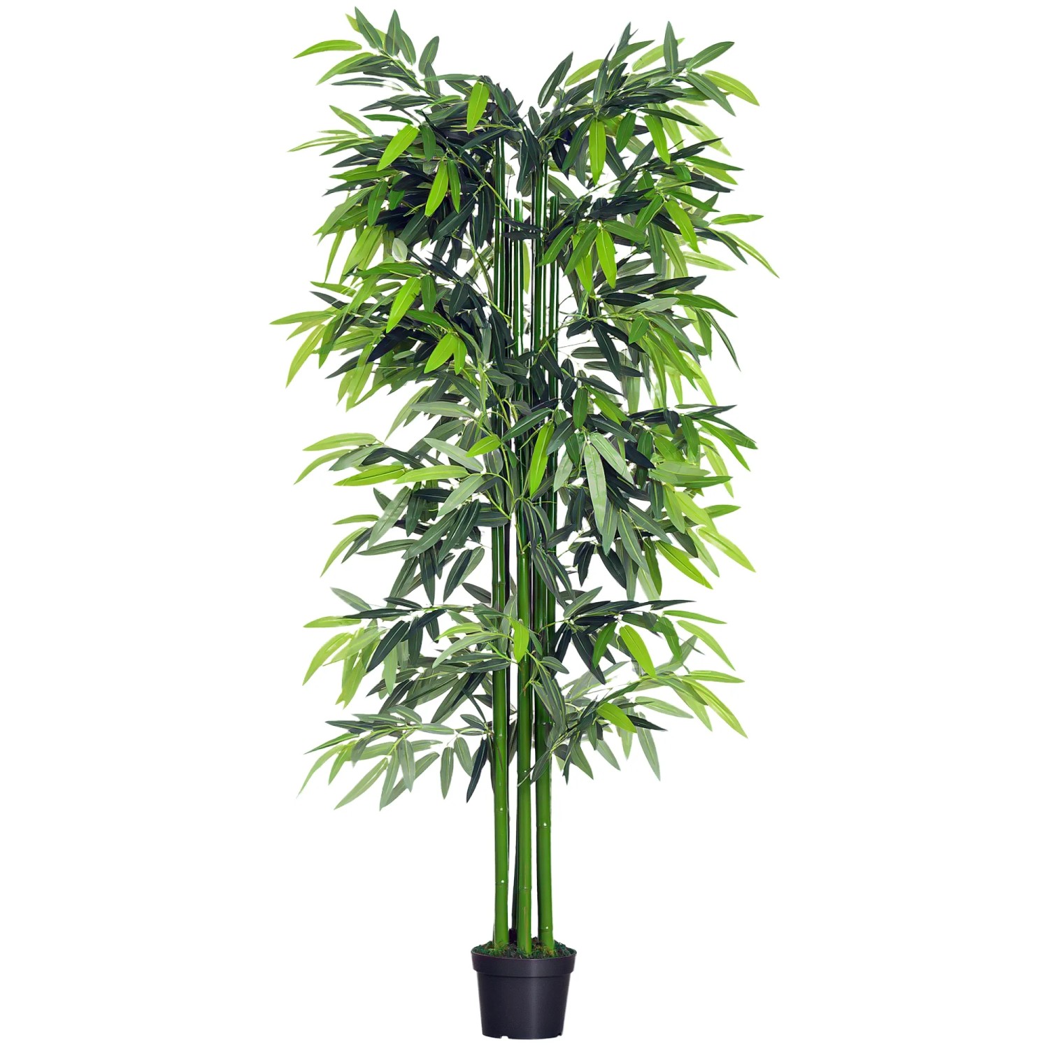 Outsunny Künstliche Pflanze 180 cm mit Übertopf