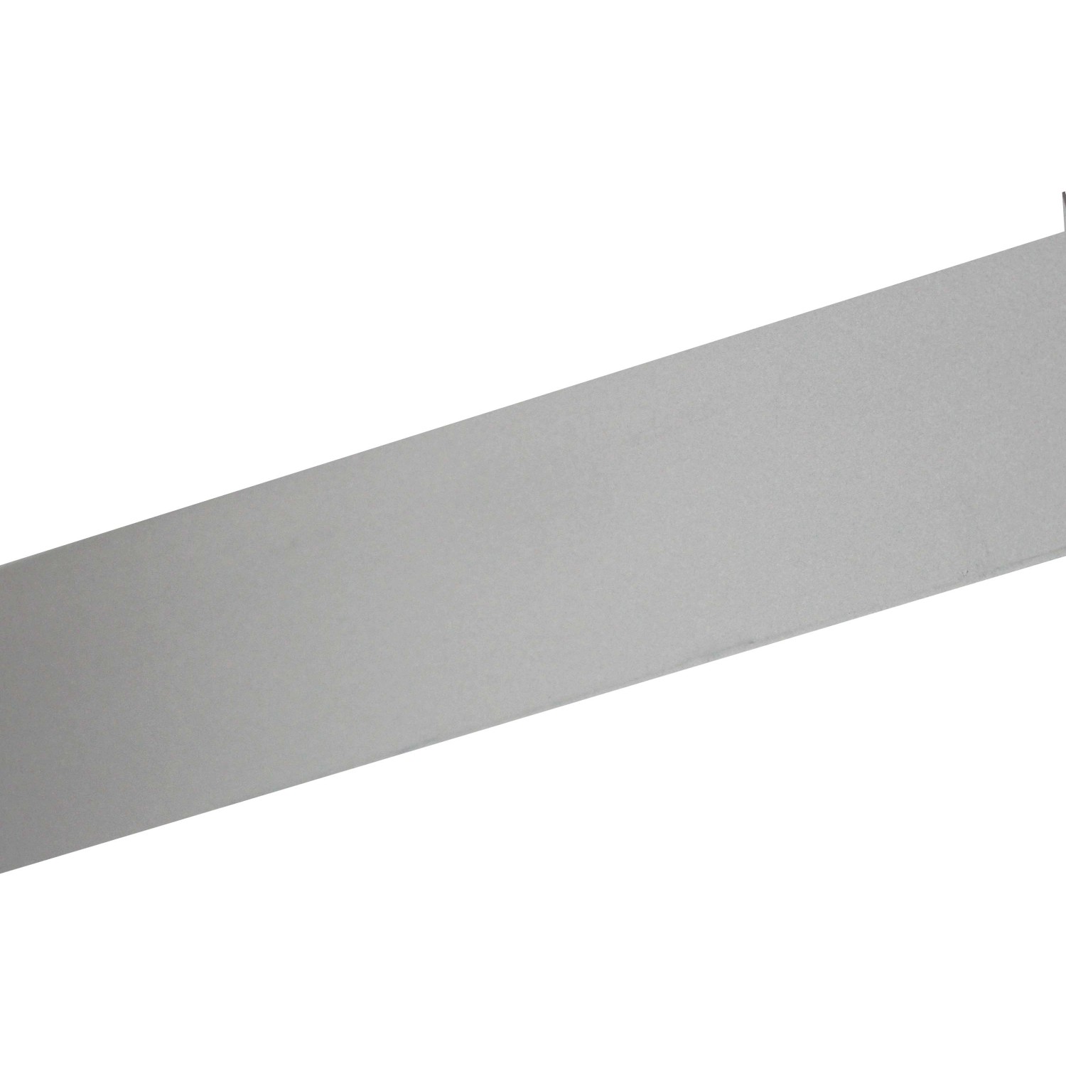 Silbernes Arcansas U-Profil aus Aluminium, 21x21x1000 mm, für Bau und Konstruktion.