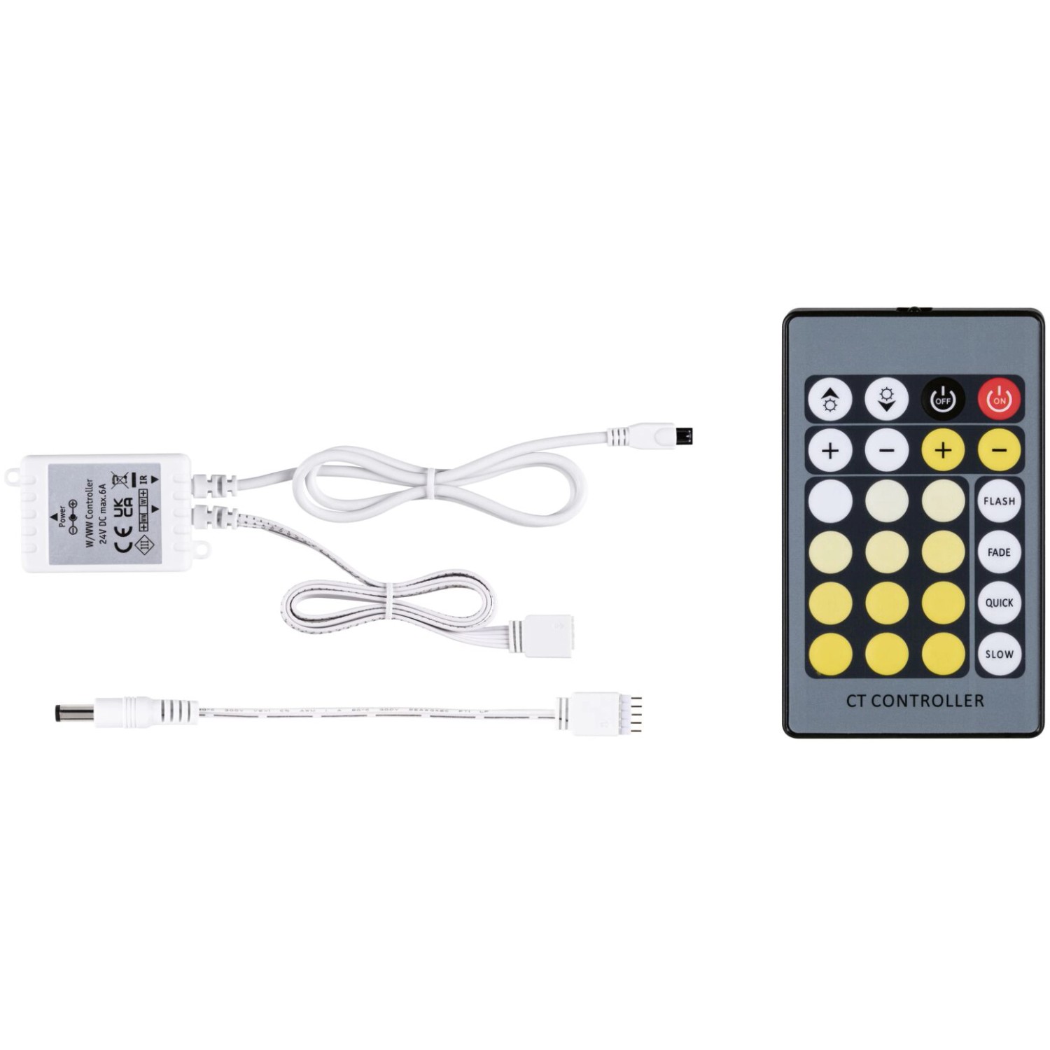 Paulmann MaxLED Controller mit Fernbedienung zur Steuerung von LED-Streifen, Tunable White.