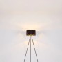 Globo Deckenleuchte Ingeborg, 2-flammig, weiß/schwarz, mit Dekorstanzungen. Moderne Deckenlampe für Wohnräume.