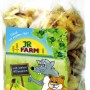 JR Farm Nager-Snacks Bananen-Chips, 150g Packung. Fruchtiger Snack für Nager.