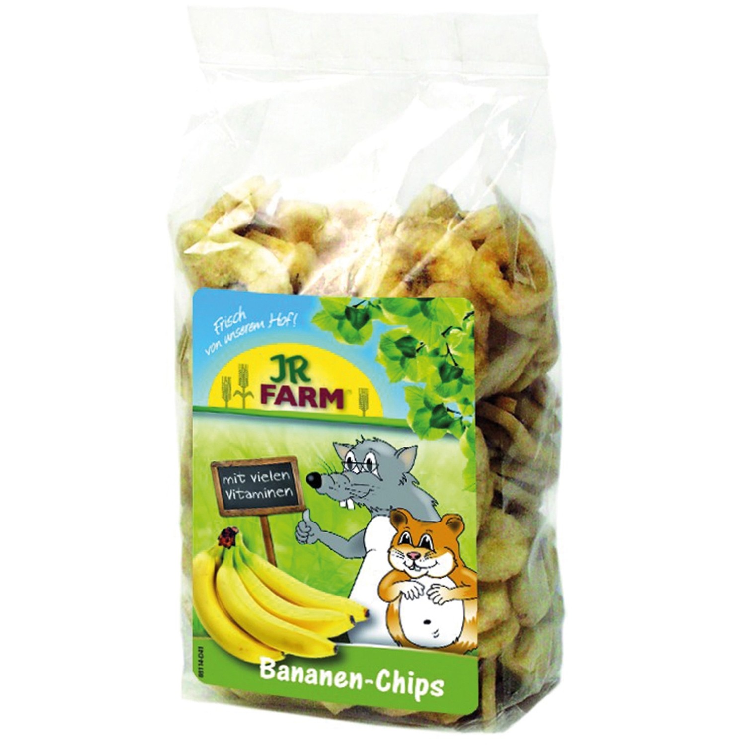JR Farm Nager-Snacks Bananen-Chips 150 g