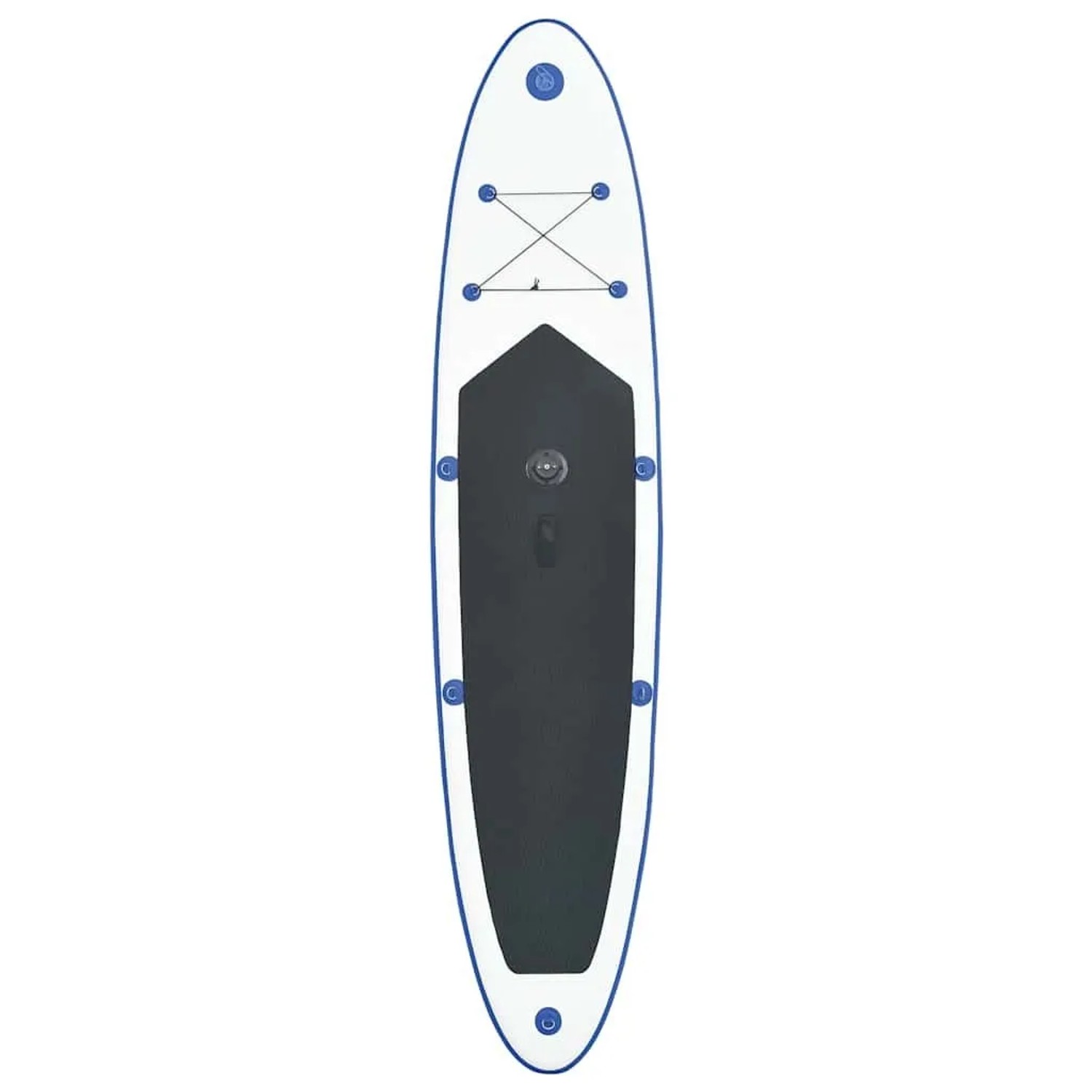 vidaXL Aufblasbares SUP-Board mit Segel Set Blau und Weiß 92210_5