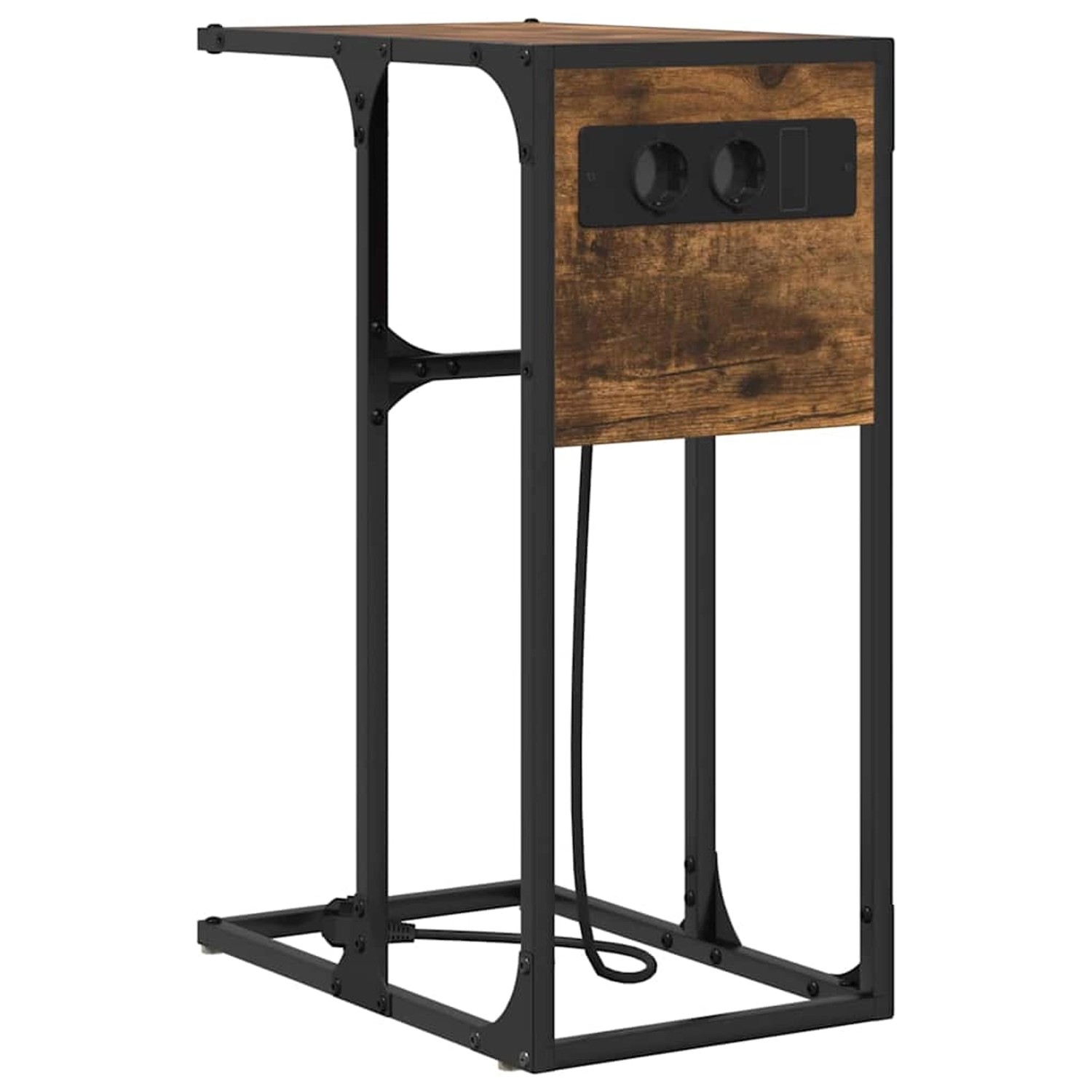 vidaXL Nachttisch Räuchereiche Holzwerkstoff 859602 günstig online kaufen