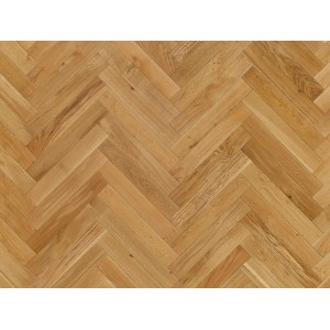 Parkett Trendtime 3 Living Eiche naturgeölt Plus im Fischgrätmuster, natürliche Holzoptik.