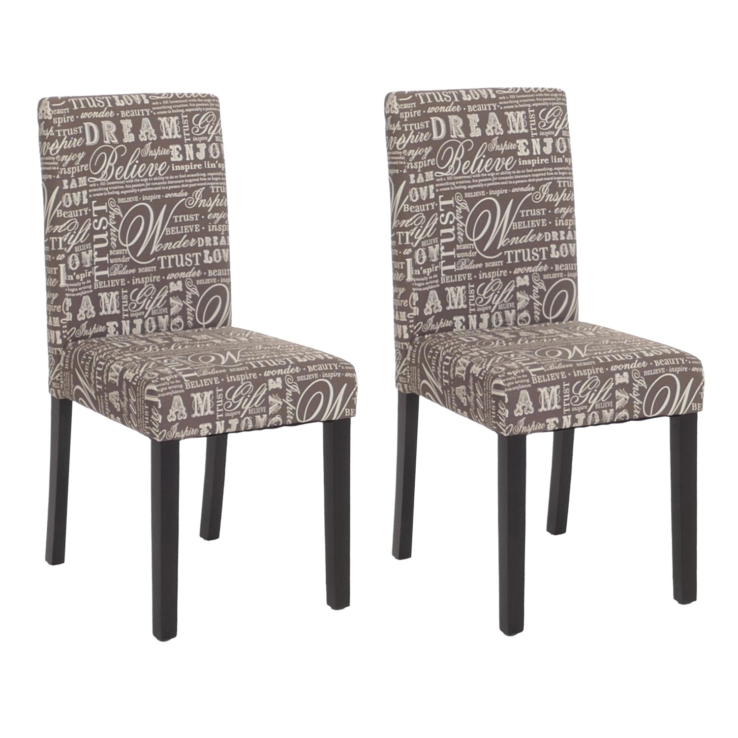 CHEFGASTRO Esszimmerstuhl 2er-Set Klassisch & Zeitlos 90x43x56cm Sitzhöhe 4 günstig online kaufen