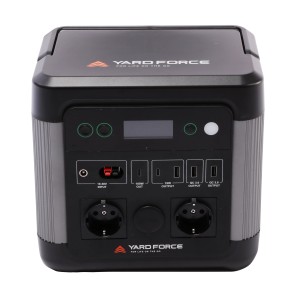 Yard Force Power Station LX PS1200: Mobiler Stromspeicher mit 1.000 W Leistung und diversen Anschlüssen.