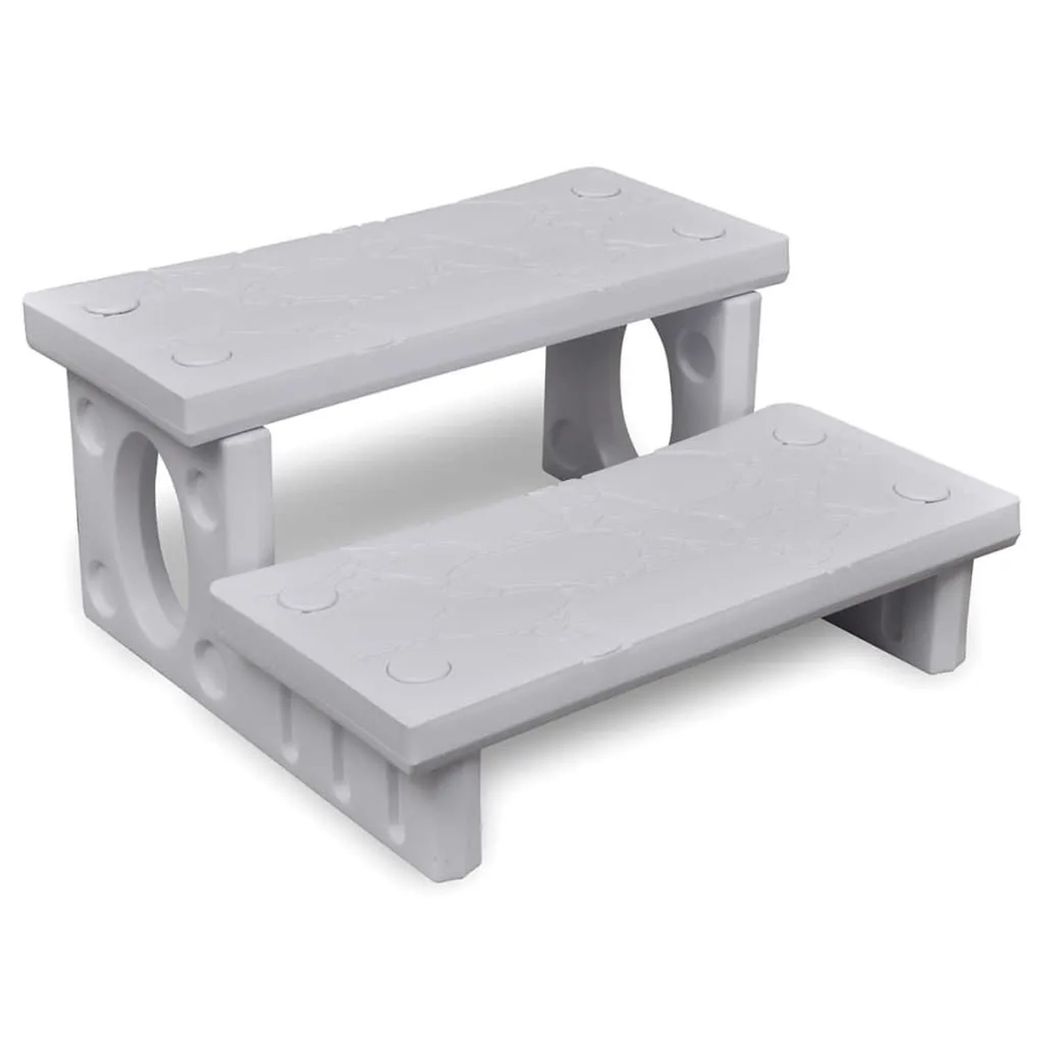 vidaXL Whirlpooltreppe Weiß 90716