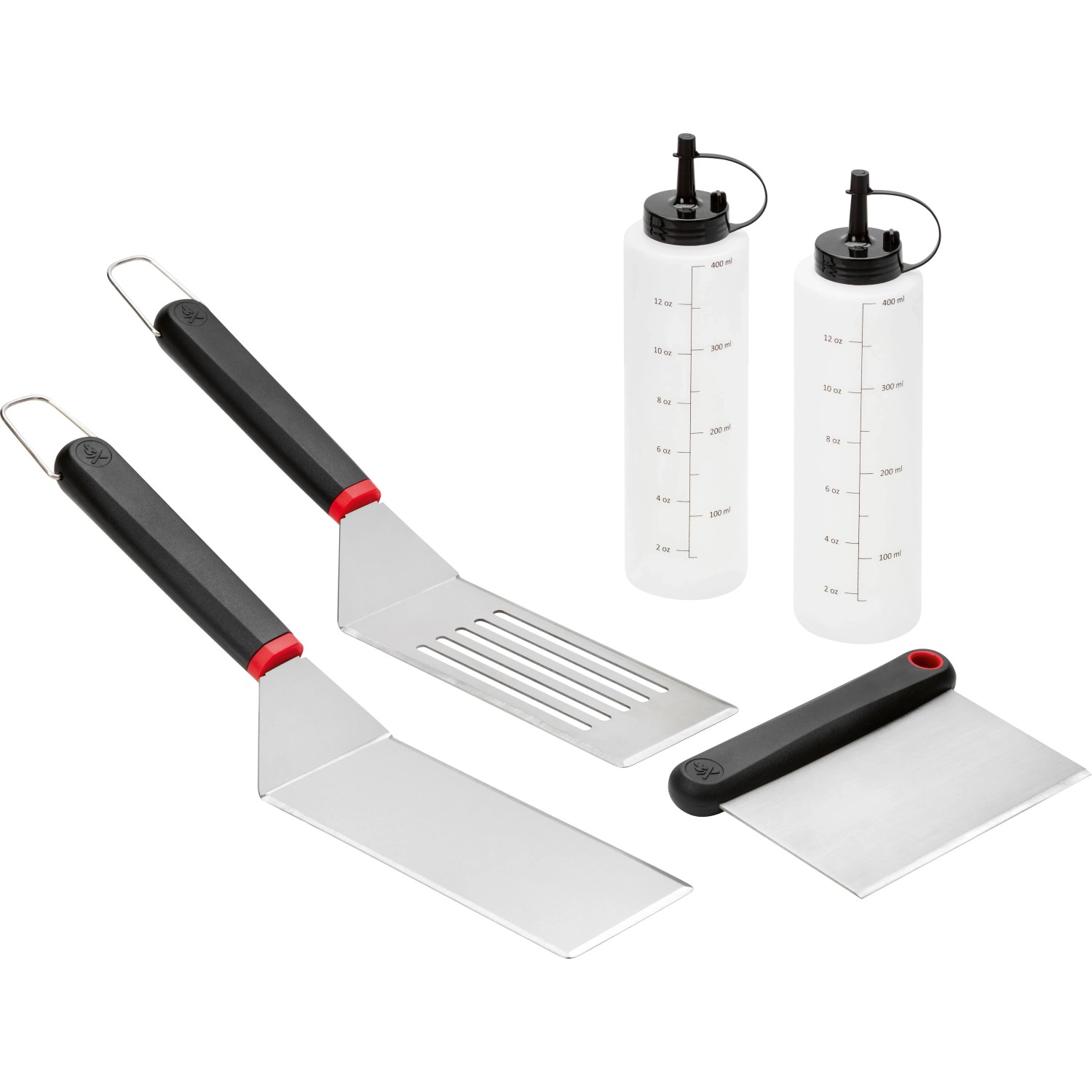 Jamestown-Grill Plancha-Grill-Set 5-teilig