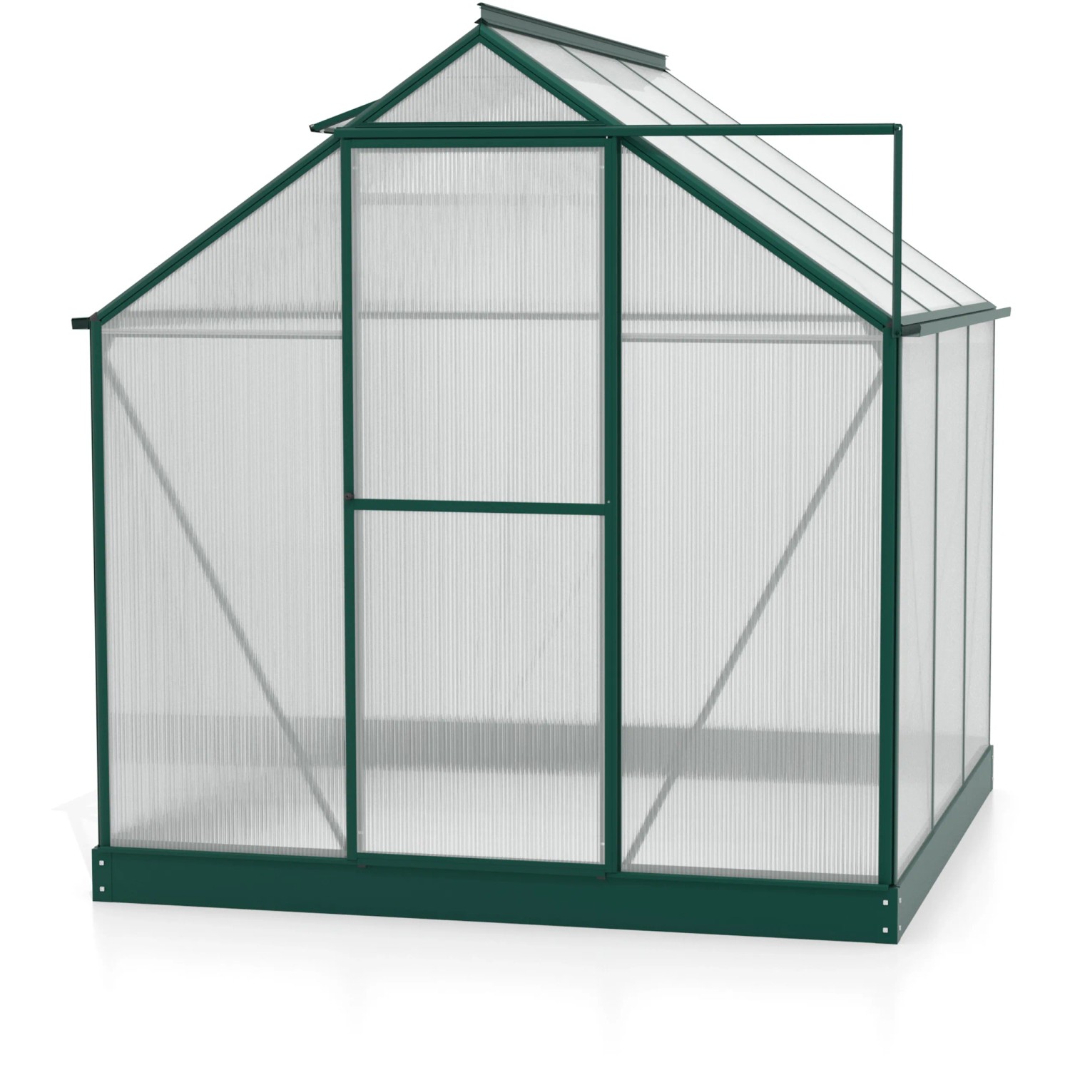 Vitavia Gewächshaus Triton 3800 Smaragd mit Fundament, 3,8 m² Grundfläche.