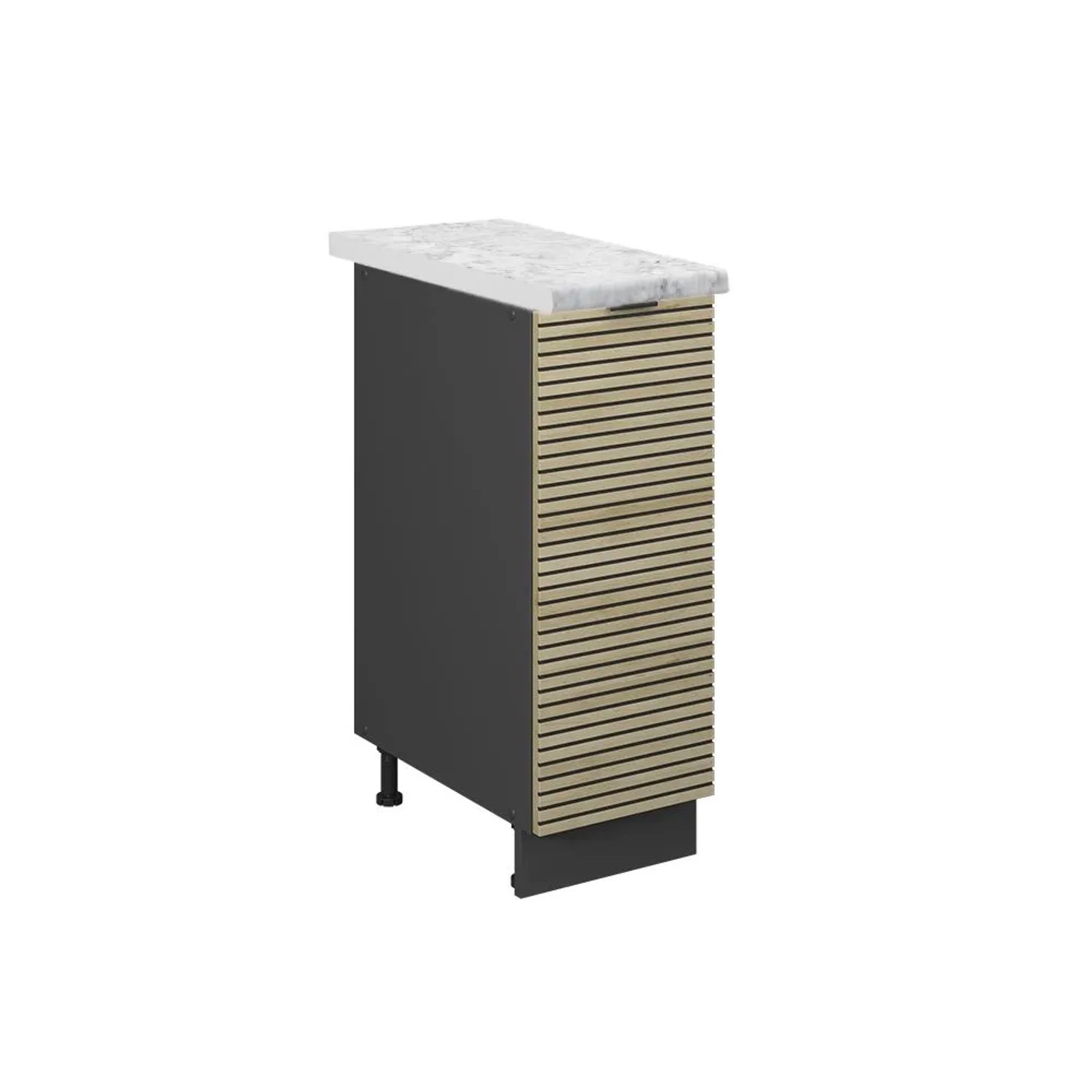 Vicco Apothekerschrank Fame-Line Eiche Paneel 30 x 82 AP Marmor Art Nr 51344