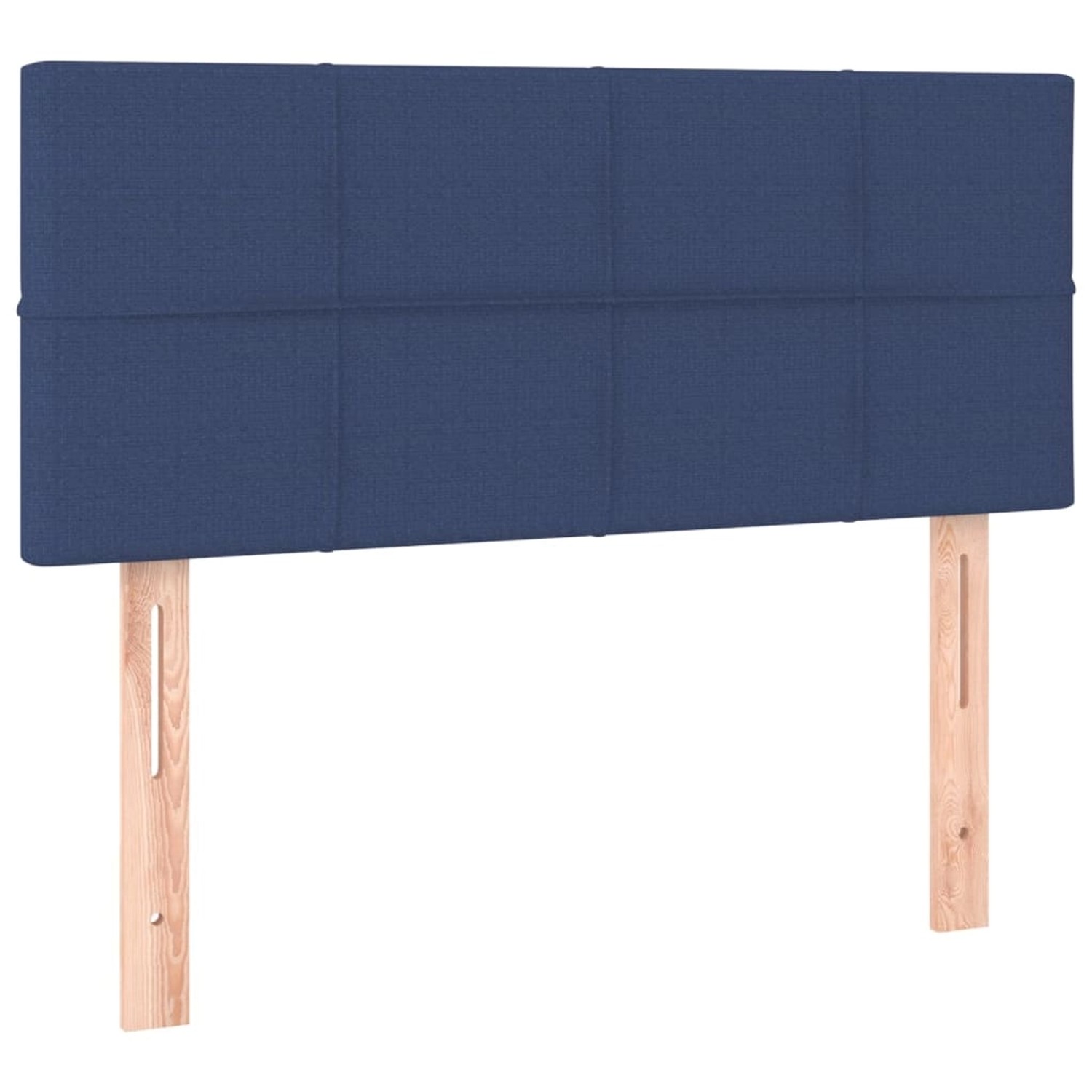 vidaXL LED Kopfteil Blau 90x5x78/88 cm Stoff 3121600