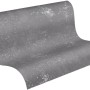 A.S. Création Vliestapete Uni Metallic Grau/Silber, Rolle mit grauer Tapete mit silbernen Akzenten.