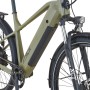 Moosgraues Prophete E-Bike SUV Stack 2.0 mit integriertem Akku und 29-Zoll-Reifen.
