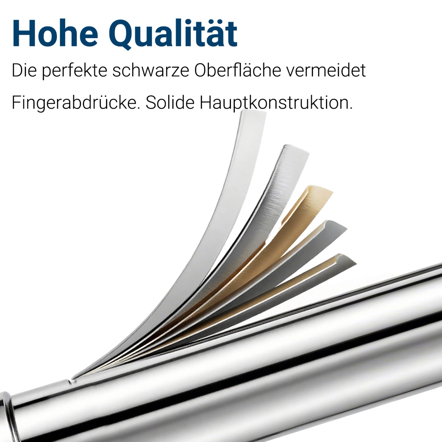 AICA Wasserhahn Chrom Bad Niedriger Waschtischarmatur Waschbecken Armaturen 304 Edelstahl Einhebelmischer Mischbatterie_9