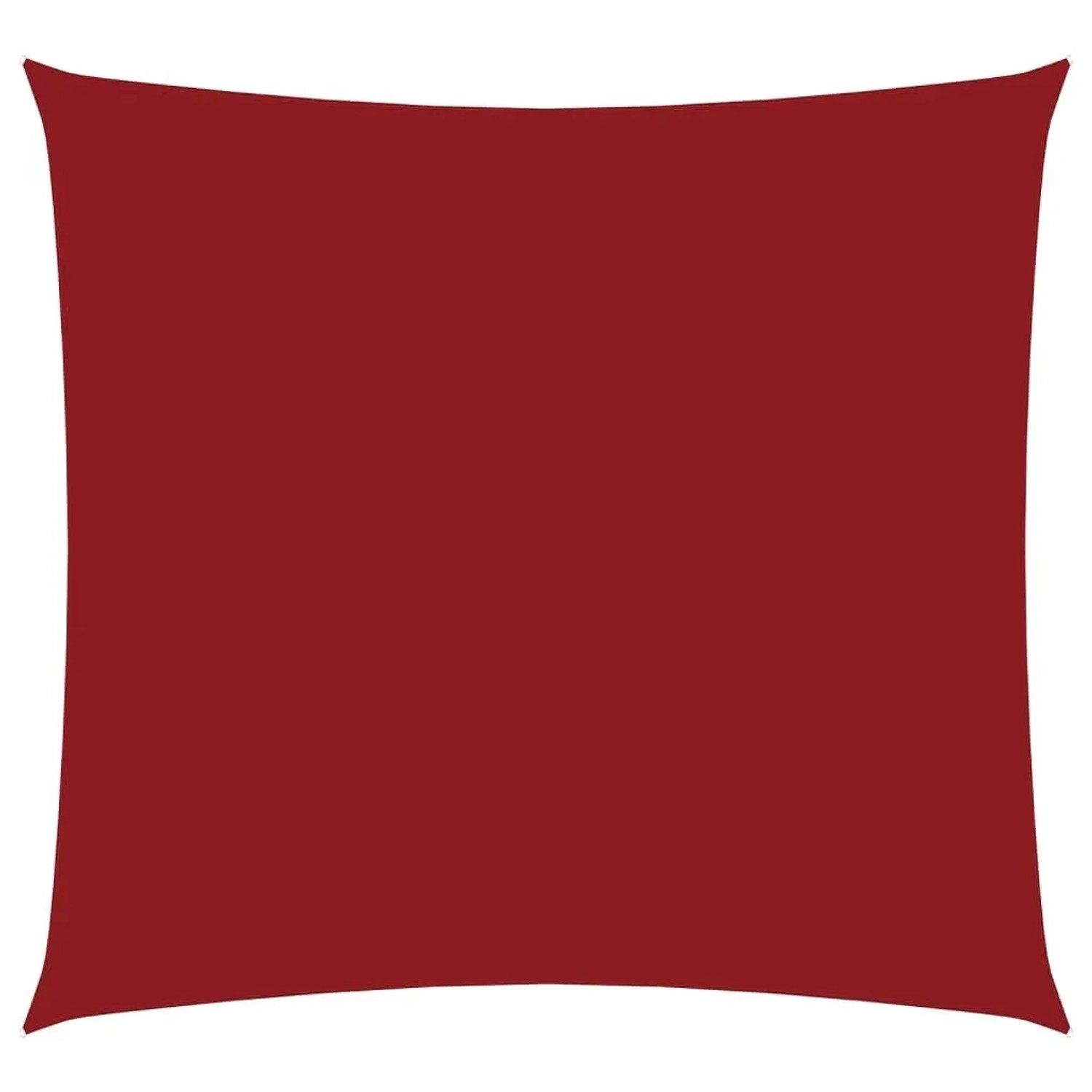 vidaXL Sonnensegel Oxford-Gewebe Quadratisch 3,6x3,6 m Rot 135633