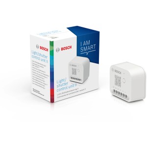 Bosch Smart Home Starter-Set Beschattung mit Controller und Licht-/Rollladensteuerung.