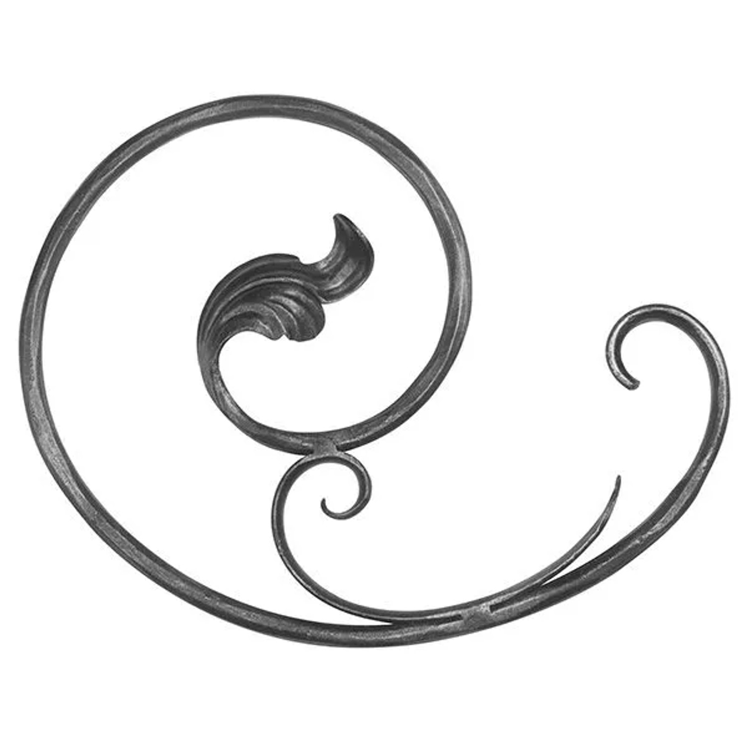 FeNau Ländliches Barock Maße 280x360 mm Material 12 mm Stahl S235JR Roh