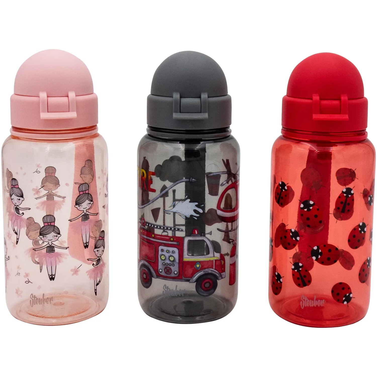 Steuber Trinkflasche Flavour 700 Ml, Rosa | Mit Filtereinsatz Für Obst & Kräuter, Auslaufsicherer Schraubverschluss, Inkl. Tragelasche – Für Sport, Büro & Freizeit