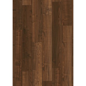 Parador Laminat Trendtime 1 Walnuss, wasserfest, 8mm. Laminatboden in dunkler Holzoptik.