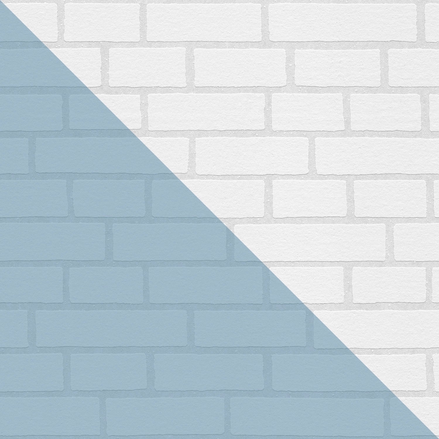 Weiße, matte Vliestapete in Steinoptik von PROFHOME, überstreichbar.