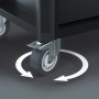 Detailaufnahme: Lenkrolle des Wera Werkstattwagens für flexible Mobilität.