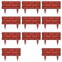 vidaXL Rasenkanten 11 Stk Backstein-Design 141257_10