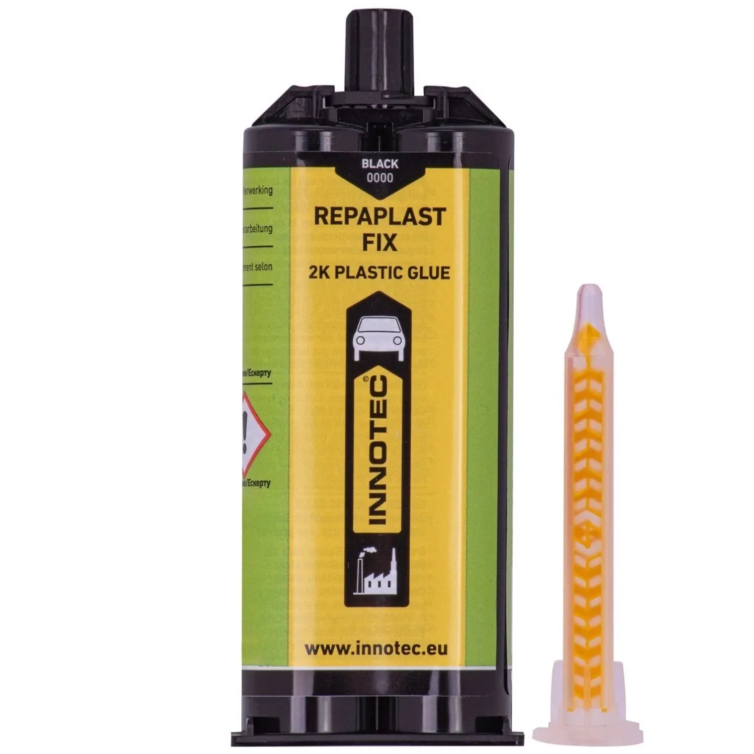 Innotec Repaplast Fix 50 Ml Schwarz Doppelkartusche