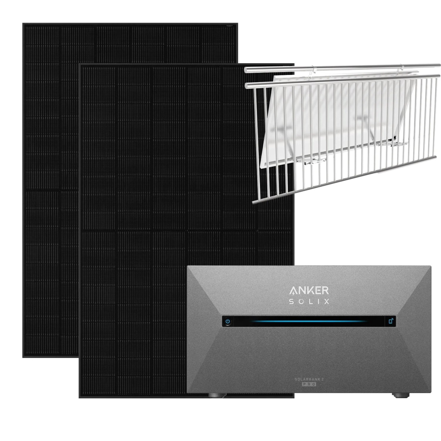 Anker Solix 2 Pro Balkonkraftwerk 1800W Mit Smart Meter 1,6–9,6 Kwh