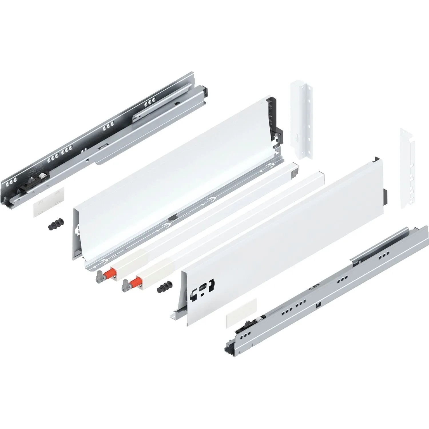 Blum D-Reling K Tandembox antaro Vollauszug 500 mm 65 kg Seidenweiß 1 Paar