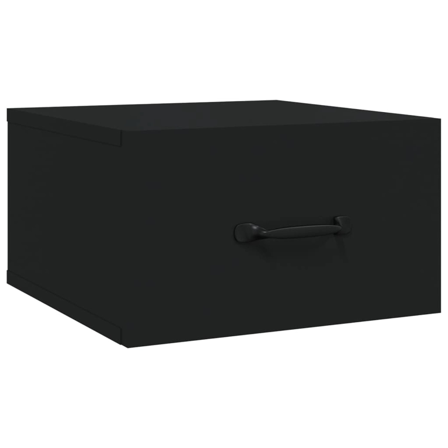 vidaXL Wand-Nachttisch Schwarz 35x35x20 cm Modell 1 günstig online kaufen