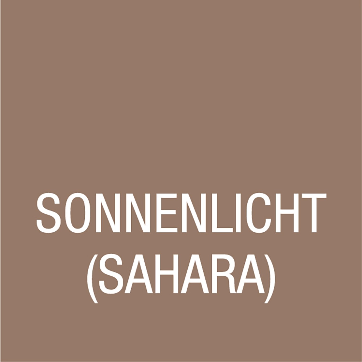 Farbfeld der Bondex Dauerschutz-Farbe Sonnenlicht-Sahara (seidenglänzend).