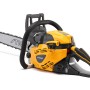Stiga Benzin-Kettensäge CS 750 in Gelb und Schwarz. Leistungsstarke Motorsäge für Gartenarbeiten.